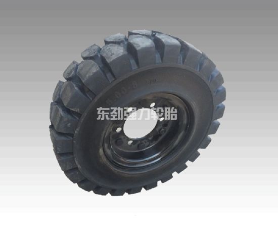 5.00-8實心帶鋼圈